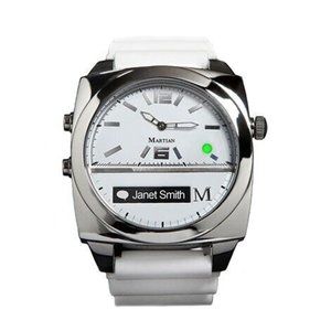Martian Victory MV100WSW white voice command watch